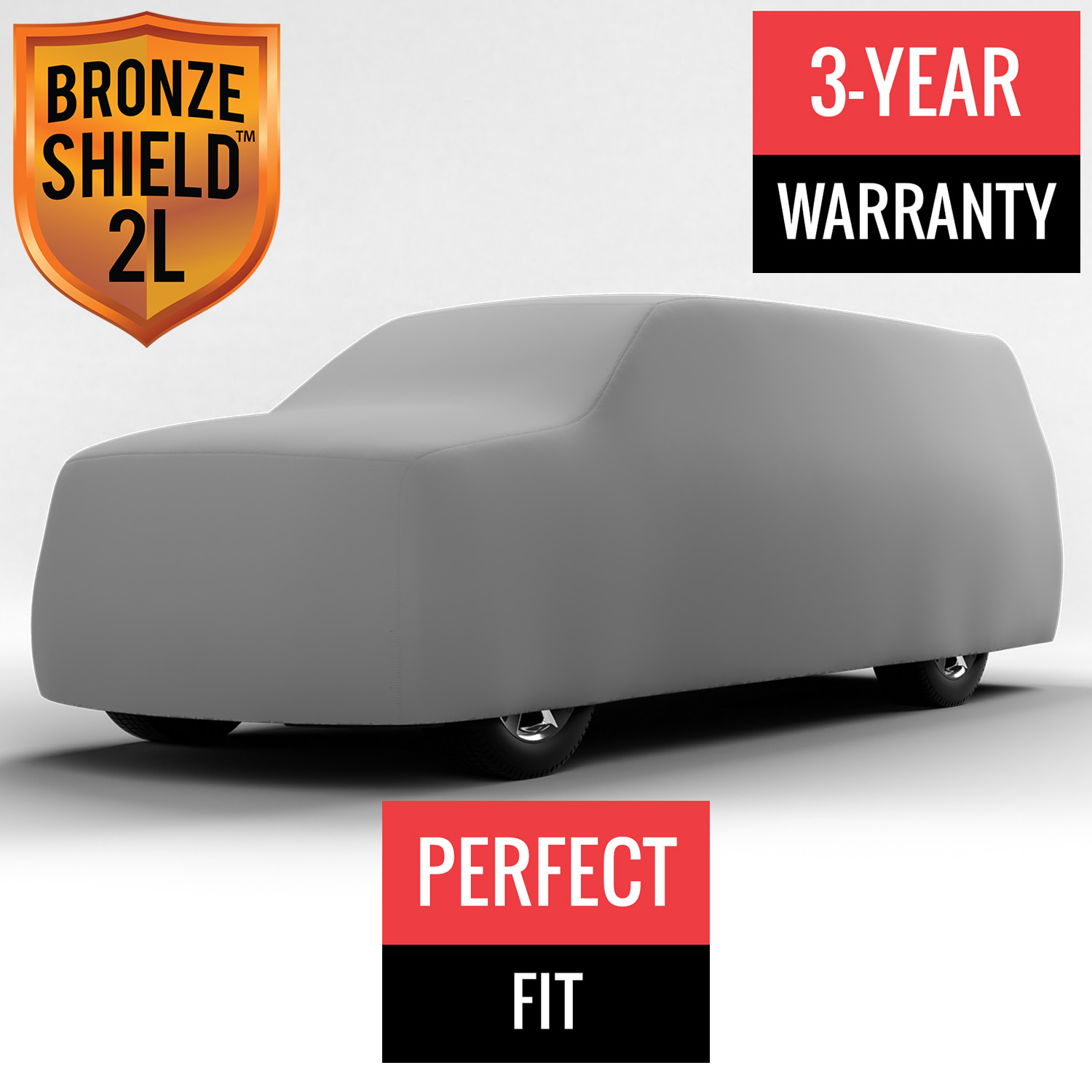 Bronze Shield 2L - Car Cover for Isuzu Pickup 1982 Regular Cab Pickup 2-Door Short Bed with Camper Shell