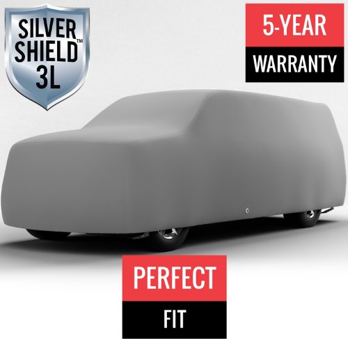 Silver Shield 3L - Car Cover for GMC Sierra 2500 HD 2025 Crew Cab Pickup 8.0 Feet Bed with Camper Shell