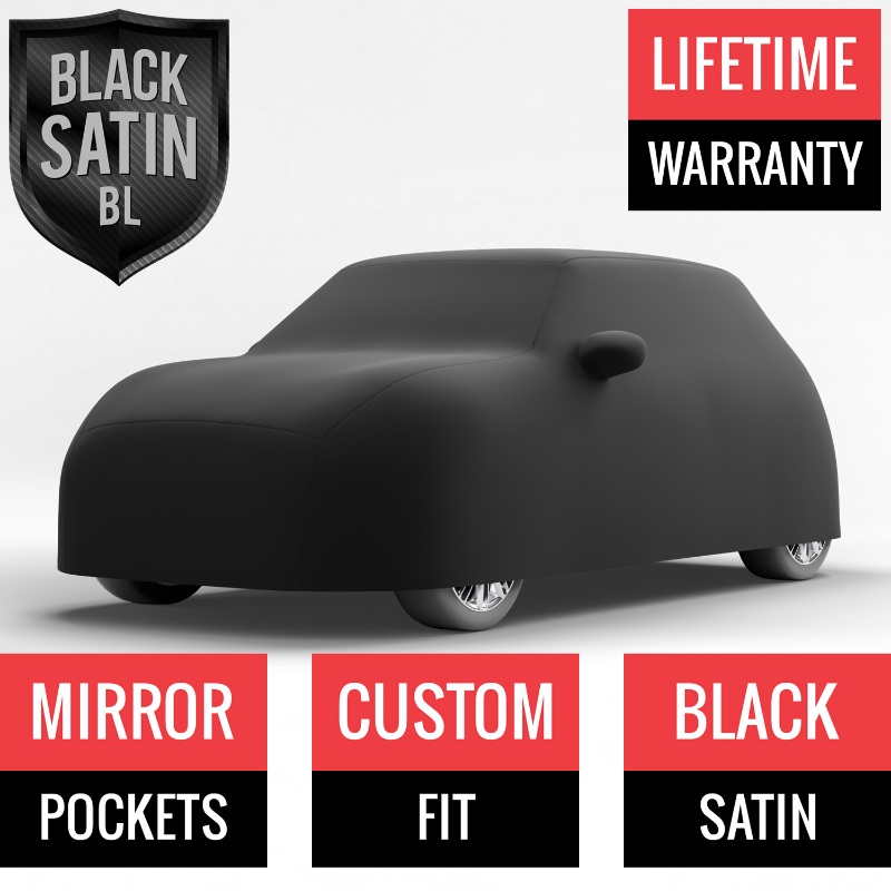 Black Satin BL - Black Car Cover for Mini Cooper 2002 Hatchback 2-Door