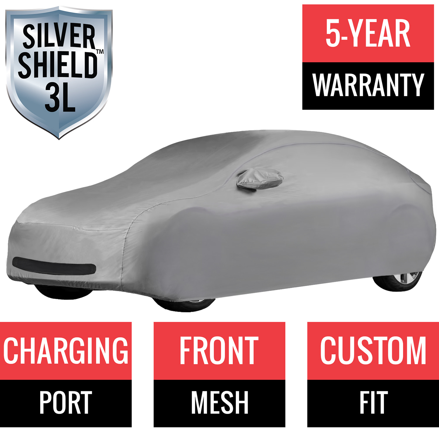 Silver Shield 3L - Car Cover for Tesla Model Y 2020 SUV 4-Door