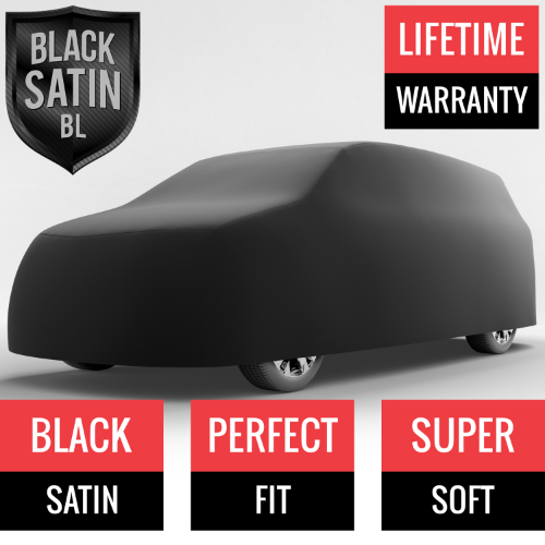 Black Satin BL - Black Car Cover for Toyota Sienna 2004 Van